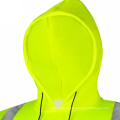 Hi Vis 300 Denier PVC Oxford Polyester Polyester Imploude Safety Coat Reflective Safety Safety